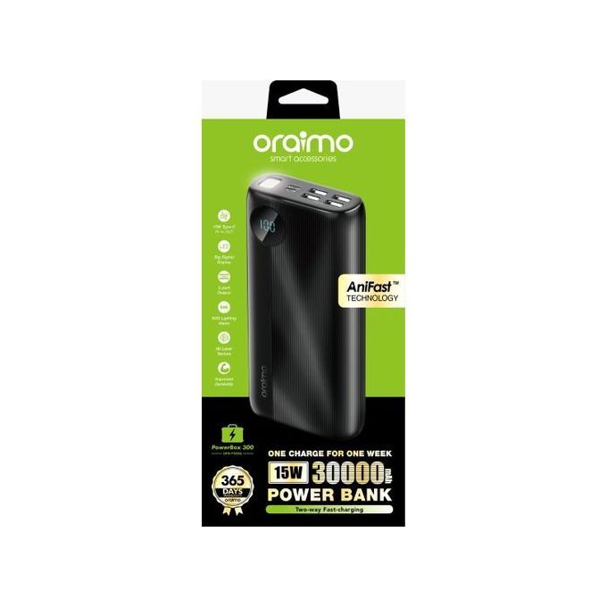 Oraimo 30000Mah Ultra Fast Charging Power Bank