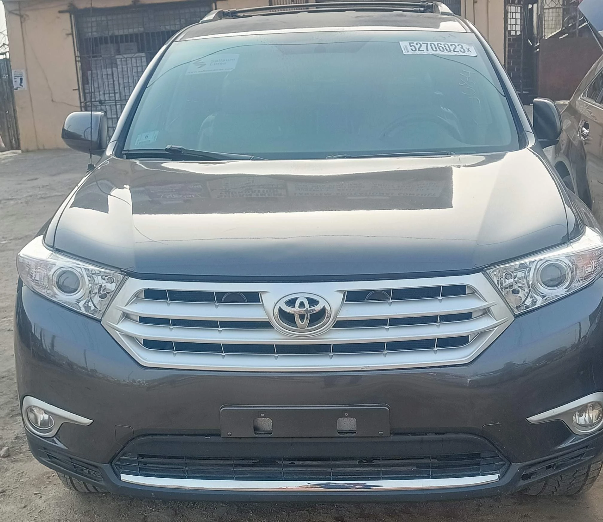 Toyota Highlander 2012 model Direct Tokumbo