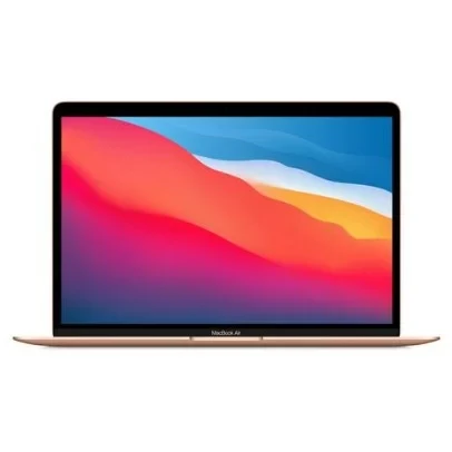 Apple Macbook Air M1 Chip With 8core CPU And 7core GPU 256GB SSD Gold 13 Inch